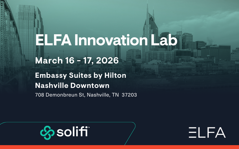 Solifi at ELFA Innovation Lab Solifi at ELFA Innovation Lab